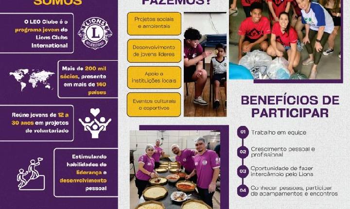 Lions Clube de Passos promove encontro com lideranças do LEO Clube e inicia movimento para reativar grupo jovem